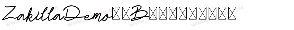 ZakillaDemo-4B779字体转换