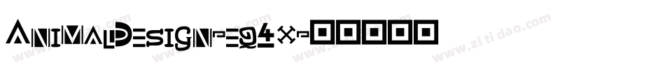 AnimalDesign-eq4x字体转换 AnimalDesign-eq4x字体转换