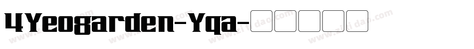 4Yeogarden-Yqa字体转换