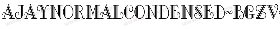 AjayNormalCondensed-BgzV字体转换