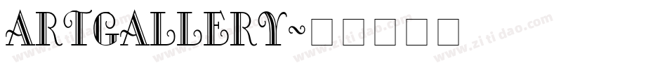 Artgallery字体转换