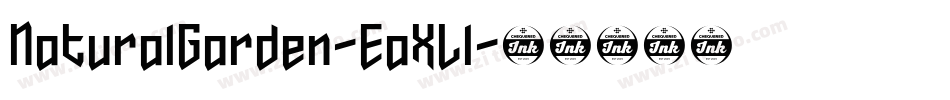 NaturalGarden-EaXLl字体转换