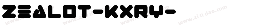 Zealot-Kxry字体转换