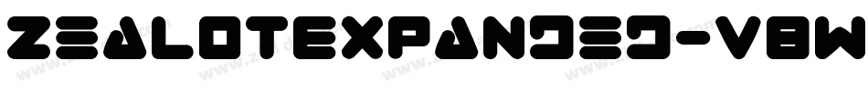 ZealotExpanded-v8wE字体转换
