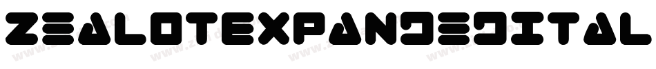 ZealotExpandedItalic-wY7x字体转换