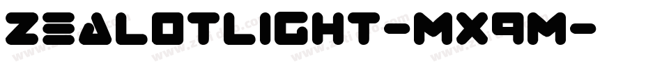 ZealotLight-mx9m字体转换
