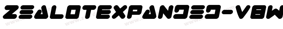 ZealotExpanded-v8wE字体转换