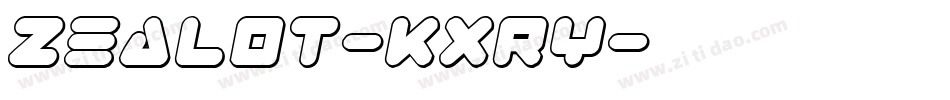 Zealot-Kxry字体转换