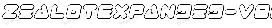 ZealotExpanded-v8wE字体转换