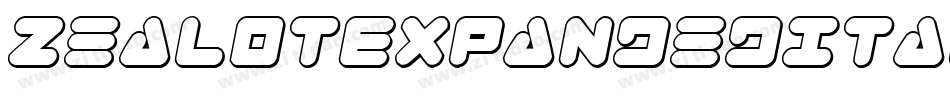 ZealotExpandedItalic-wY7x字体转换