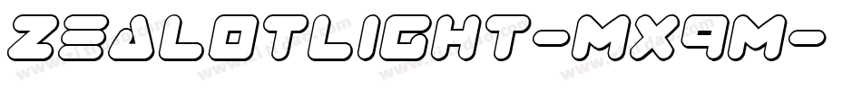 ZealotLight-mx9m字体转换