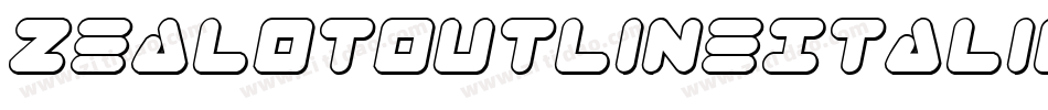 ZealotOutlineItalic-MDKJ字体转换