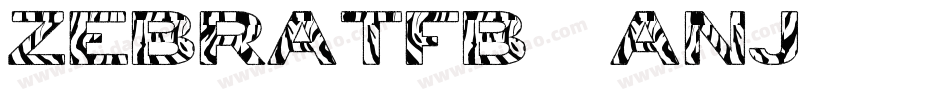 ZebraTfb-51anj字体转换