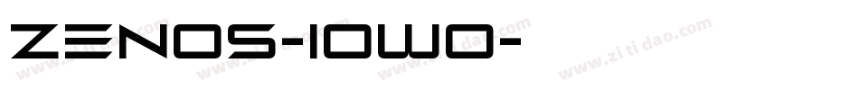 ZenOs-10w0字体转换
