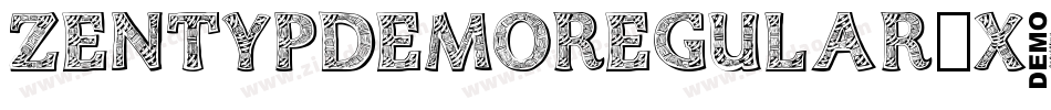 ZentypDemoRegular-X8B9字体转换 ZentypDemoRegular-X8B9字体转换