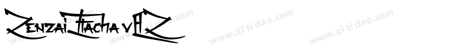 ZenzaiItacha-vElZ字体转换