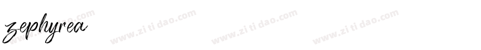 zephyrea字体转换