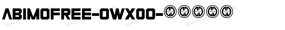 Abimofree-owx0o字体转换