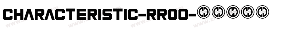 Characteristic-rR0O字体转换