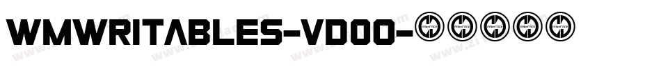 Wmwritables-vd0O字体转换
