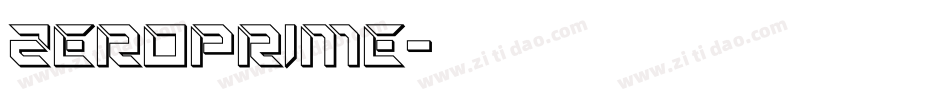zeroprime字体转换