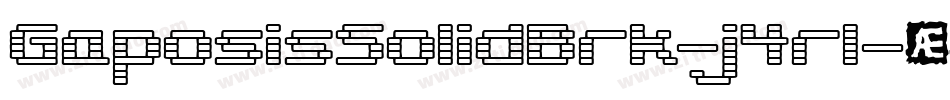 GaposisSolidBrk-j4rl字体转换