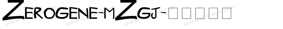 Zerogene-mZgj字体转换
