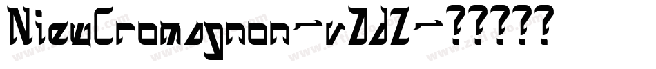 NiewCromagnon-vAdZ字体转换