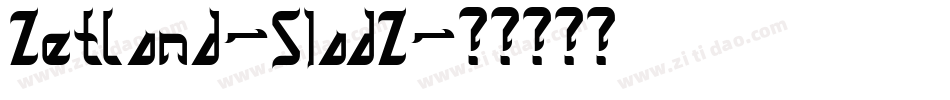 Zetland-51adZ字体转换