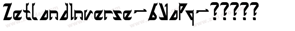 ZetlandInverse-6YaPq字体转换