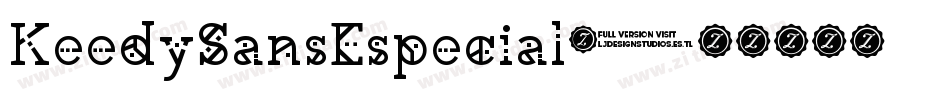 KeedySansEspecial字体转换