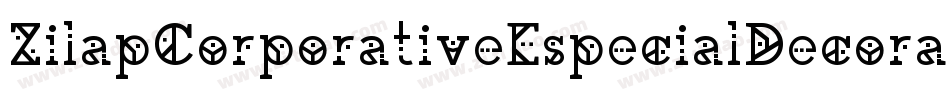 ZilapCorporativeEspecialDecorative-78mD字体转换