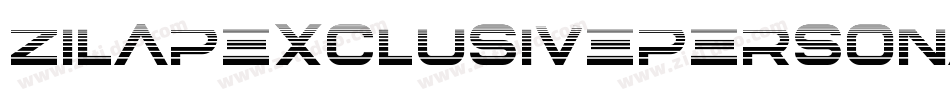 ZilapExclusivePersonalUseDecorative-vV1E字体转换