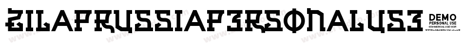 ZilapRussiaPersonalUse-ZPZx字体转换