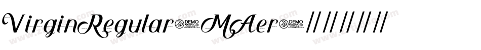 VirginRegular-MAer字体转换