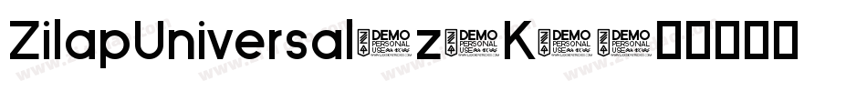 ZilapUniversal-z2K3字体转换