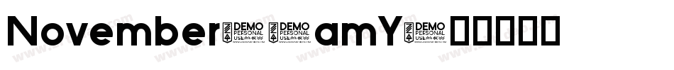 November-6amY字体转换
