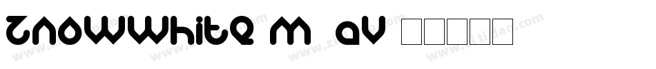 Znowwhite-m8Av字体转换
