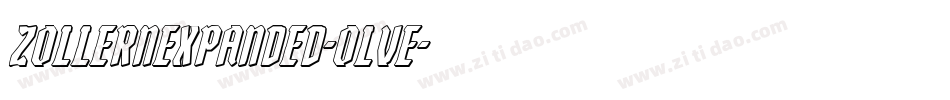 ZollernExpanded-Olve字体转换 ZollernExpanded-Olve字体转换