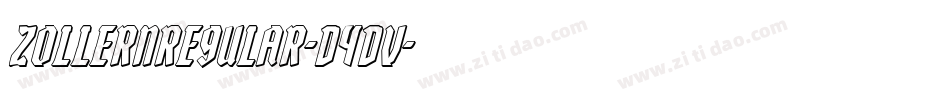 ZollernRegular-d4DV字体转换