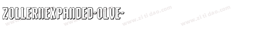 ZollernExpanded-Olve字体转换 ZollernExpanded-Olve字体转换