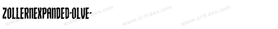 ZollernExpanded-Olve字体转换 ZollernExpanded-Olve字体转换