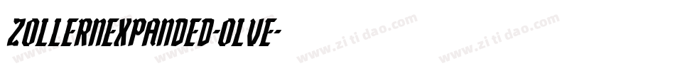 ZollernExpanded-Olve字体转换 ZollernExpanded-Olve字体转换