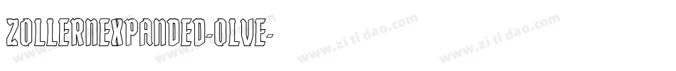 ZollernExpanded-Olve字体转换 ZollernExpanded-Olve字体转换