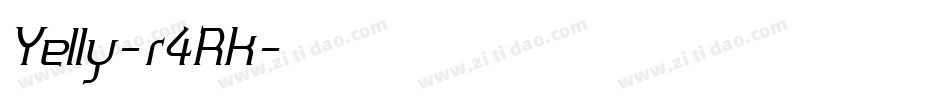 Yelly-r4RK字体转换