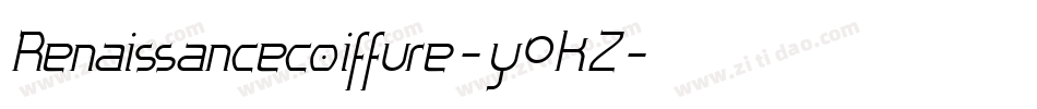 Renaissancecoiffure-y0KZ字体转换