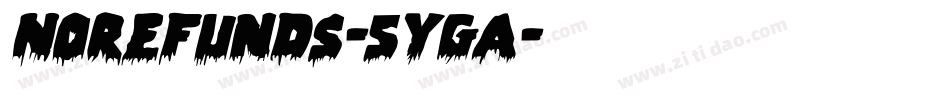 Norefunds-5yGa字体转换