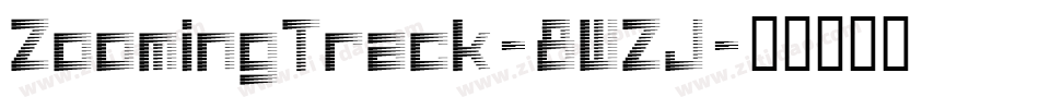 ZoomingTrack-8WZJ字体转换