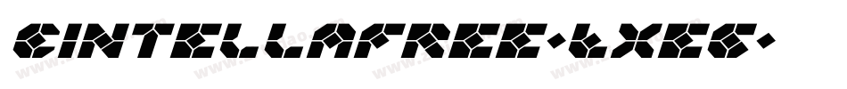 CintellaFree-LxeG字体转换