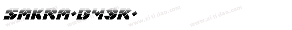 Sakra-D49R字体转换